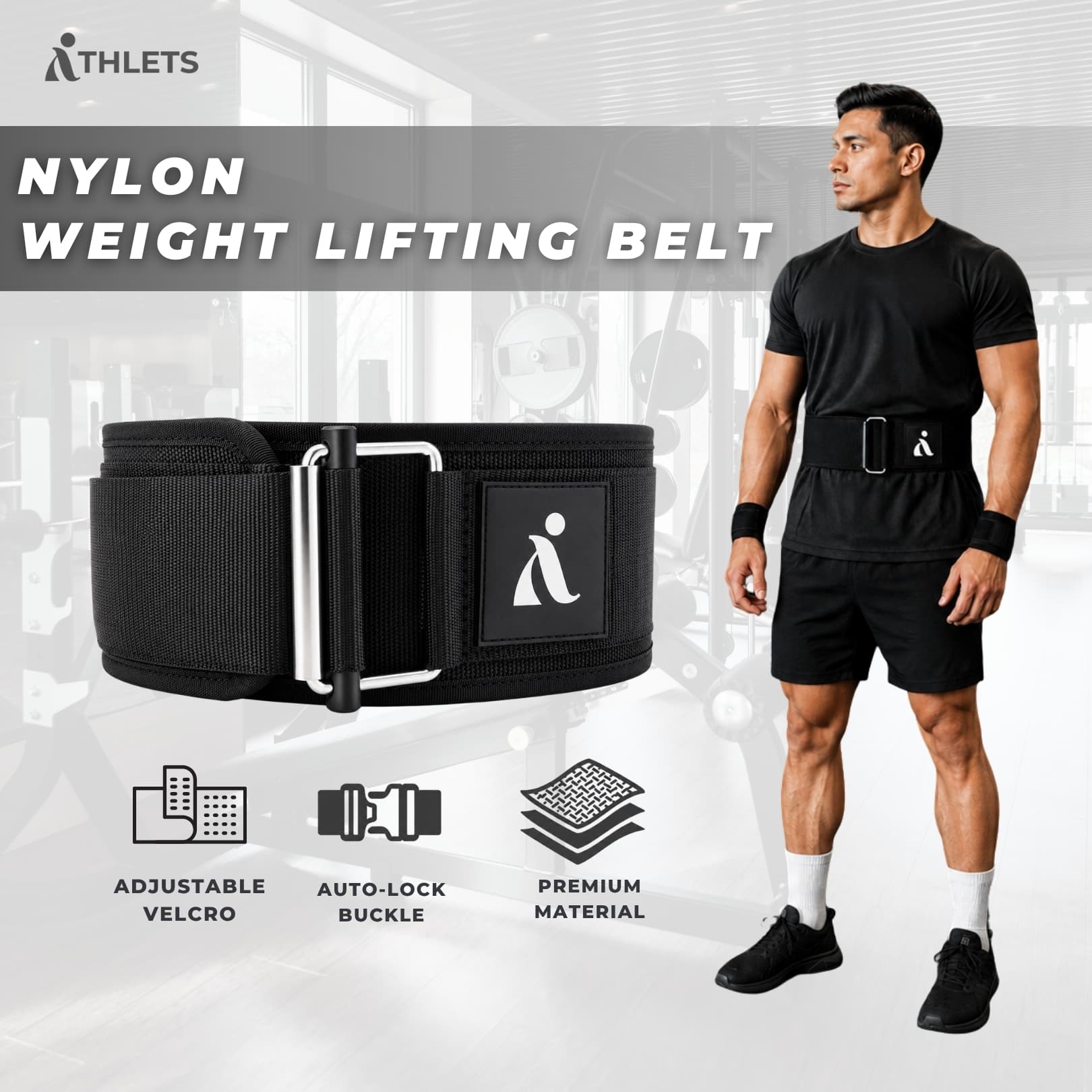 Nylon Weightlifting Belt